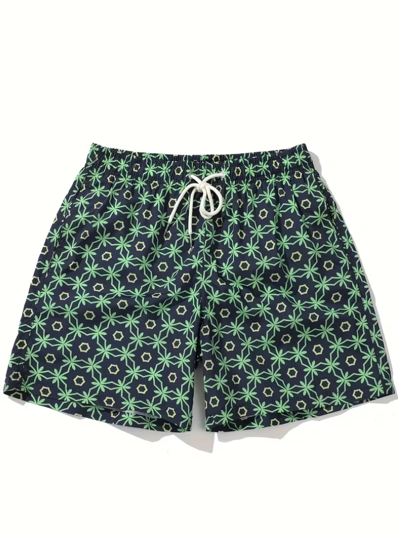 Short de bain homme imprimé - Multicolore