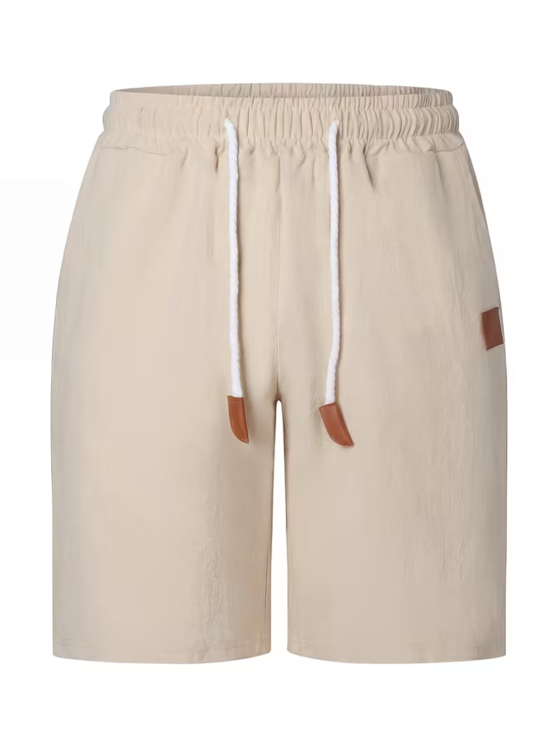 Short homme à cordon de serrage - Beige