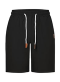 Short homme à cordon de serrage - Noir