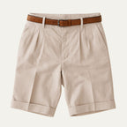 Short homme à pinces - Beige