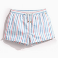 Short homme à rayures verticales - Blanc