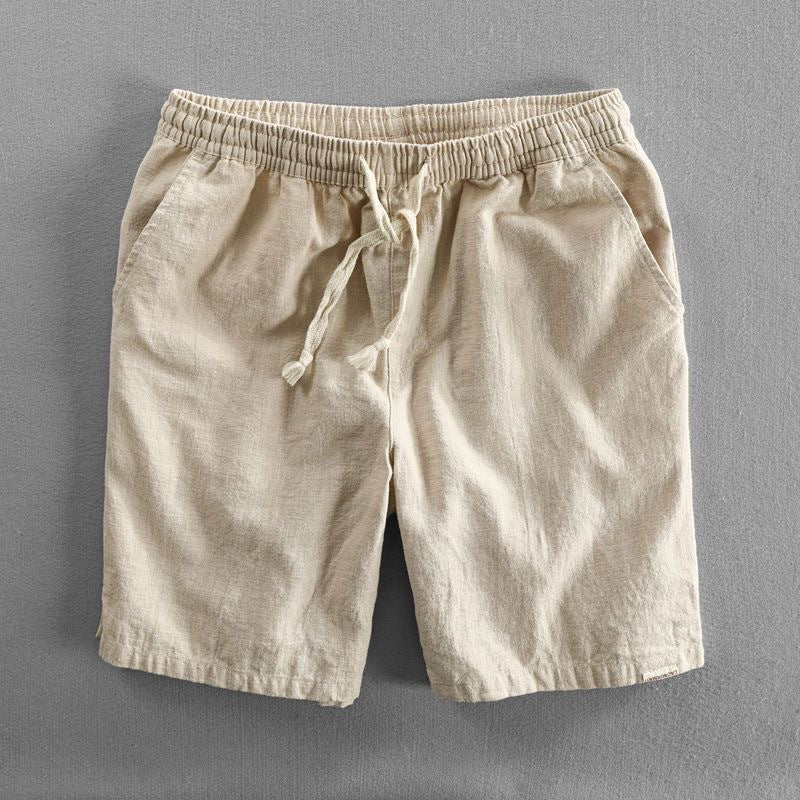 Short homme coupe droite - Beige