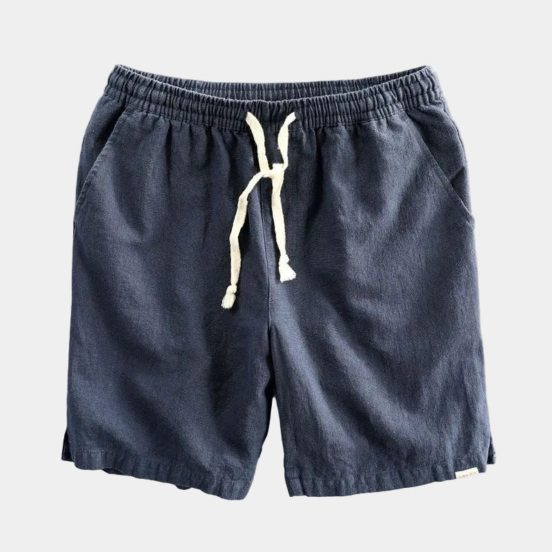 Short homme coupe droite - Bleu marine