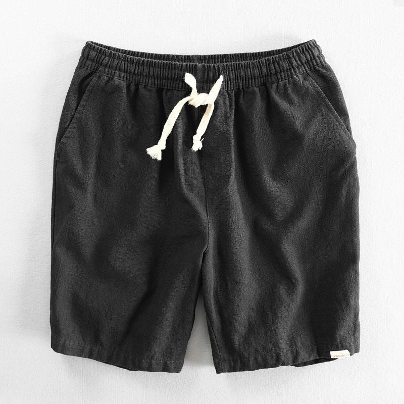 Short homme coupe droite - Noir