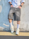 Short homme délavé - Gris