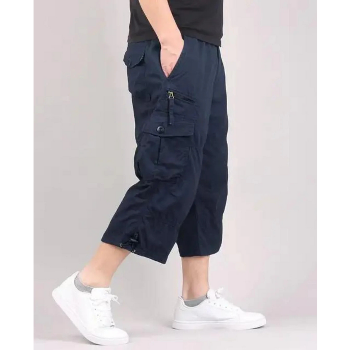 Short Homme | Léger et Fonctionnel avec Poches - Bleu Marine