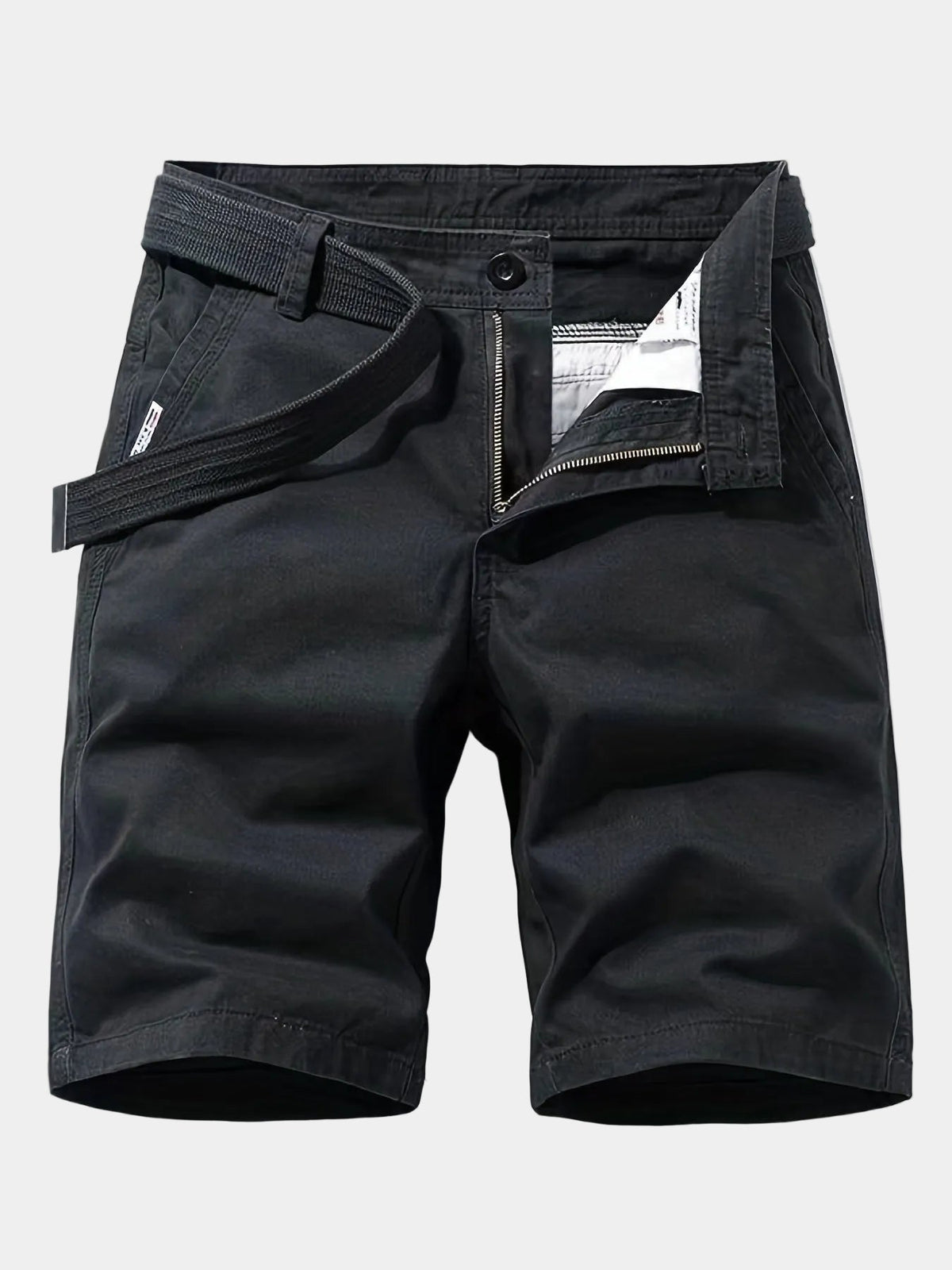 Short homme poches latérales - Noir