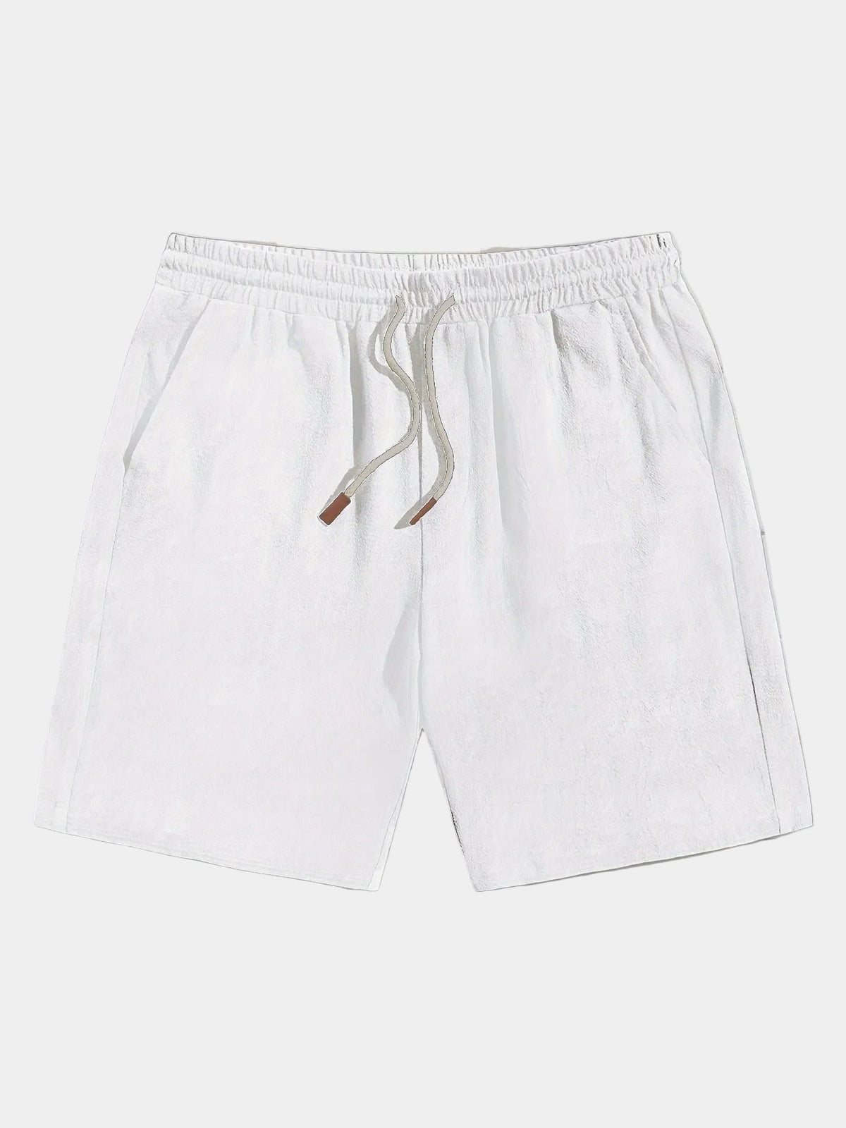 Short homme taille élastique - Blanc