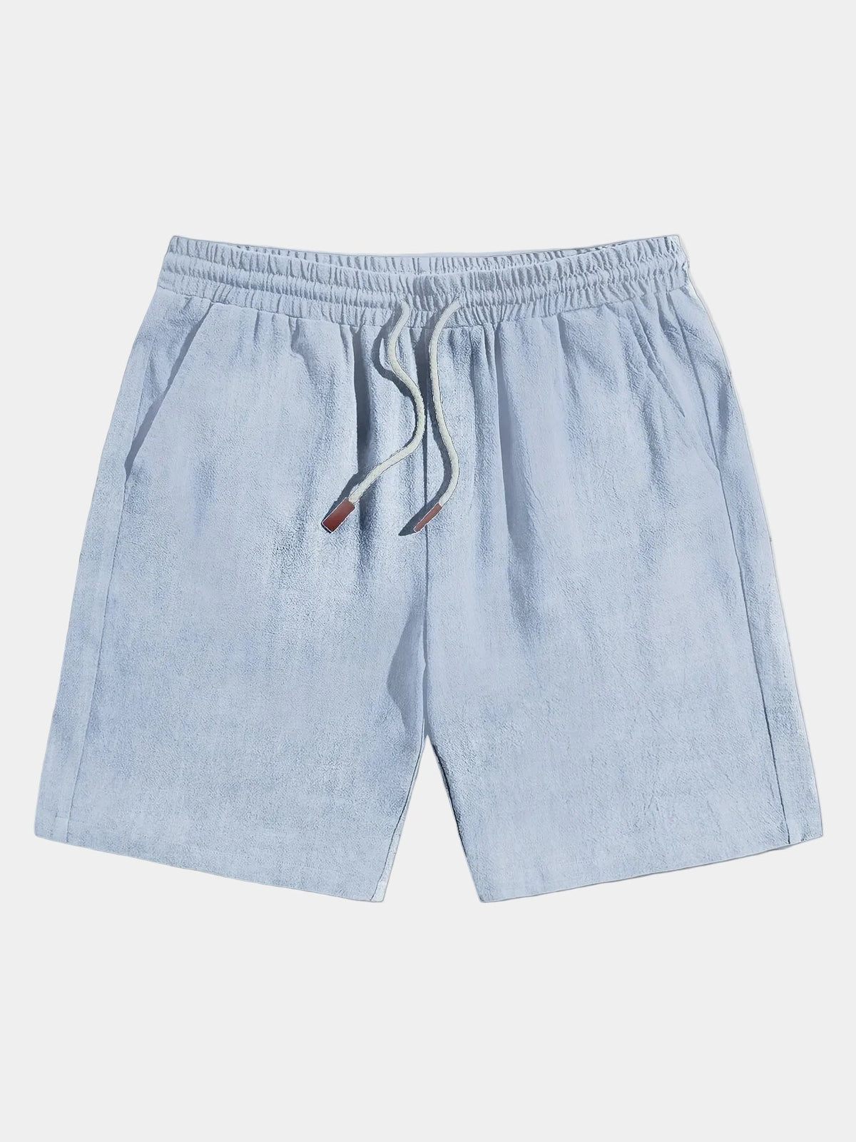 Short homme taille élastique - Bleu clair