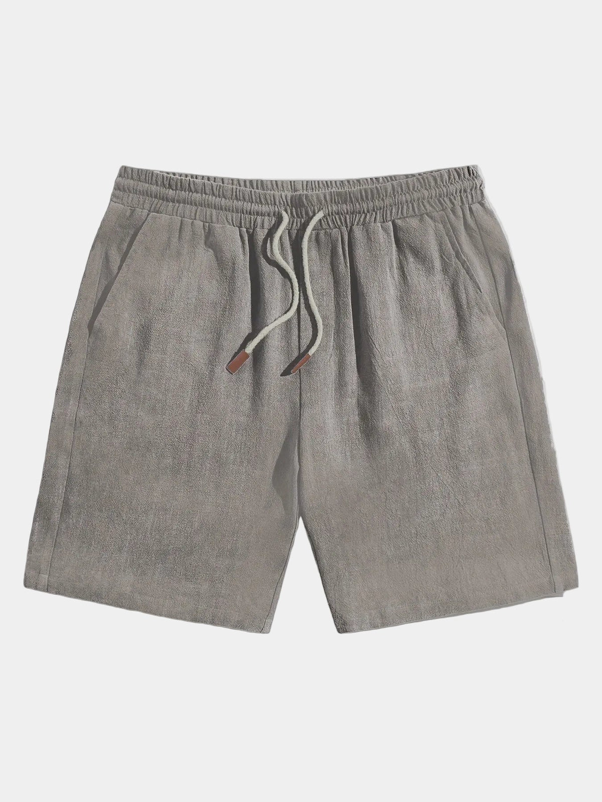 Short homme taille élastique - Gris