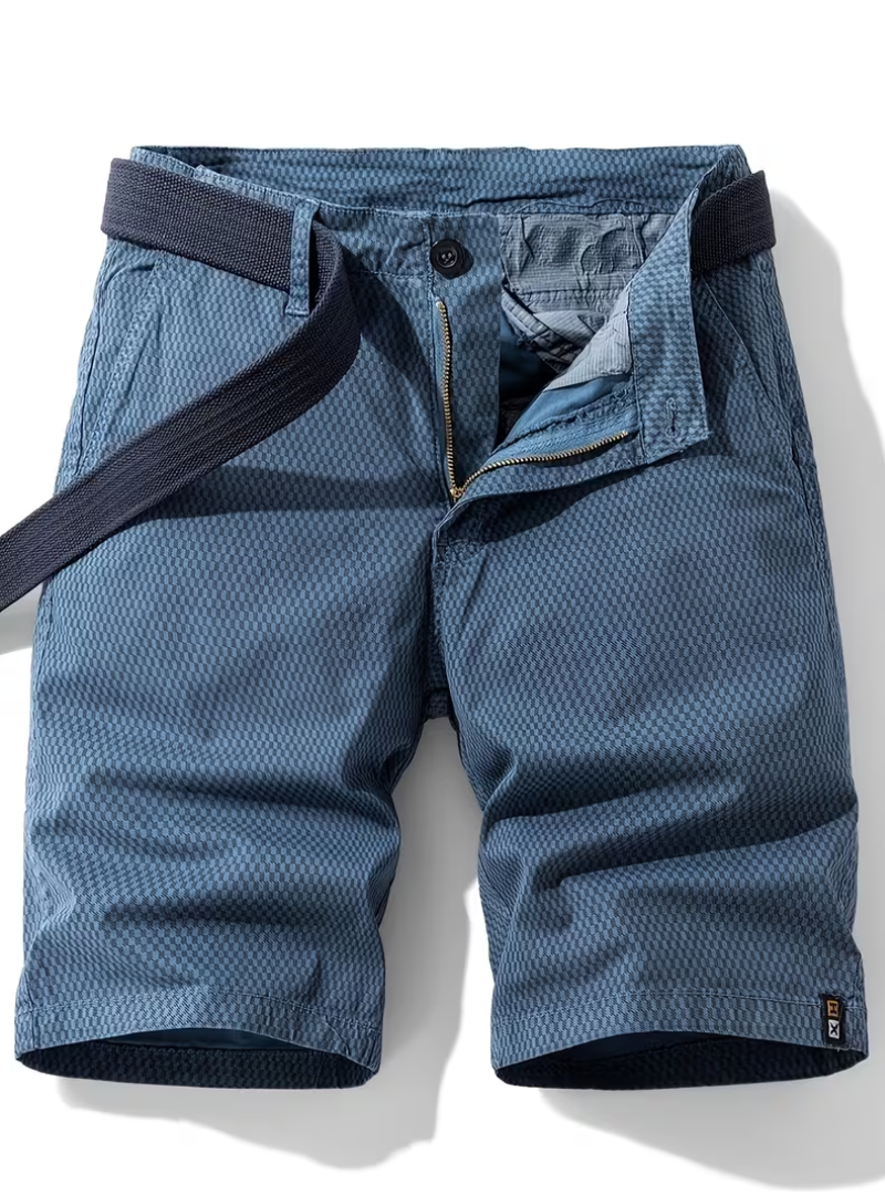 Short homme texturé - Bleu