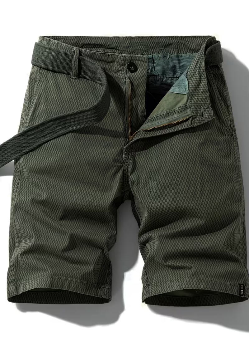 Short homme texturé - Vert fonce