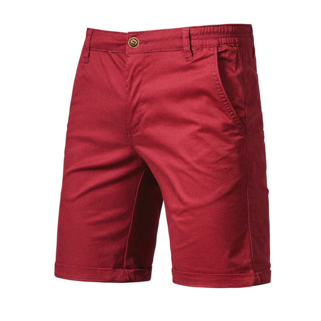 Shorts d'Été Élégants et Raffinés pour Hommes – Design Confortable Premium - Rouge