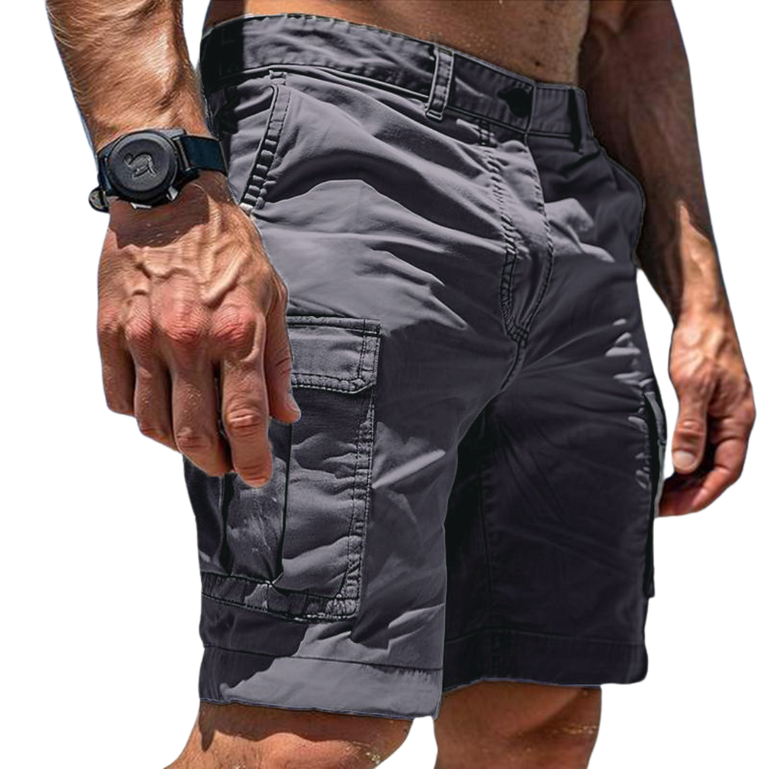 Shorts tactiques décontractés pratiques pour homme – résistants, légers, respirants, multi-poches - Gris