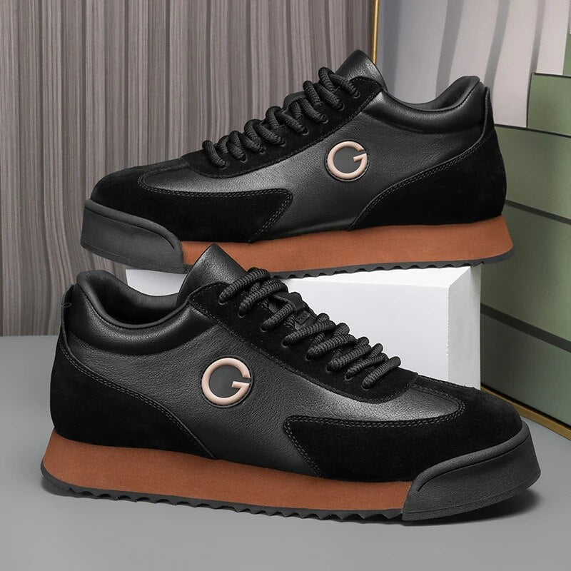 Sneakers homme à lacets - Noir