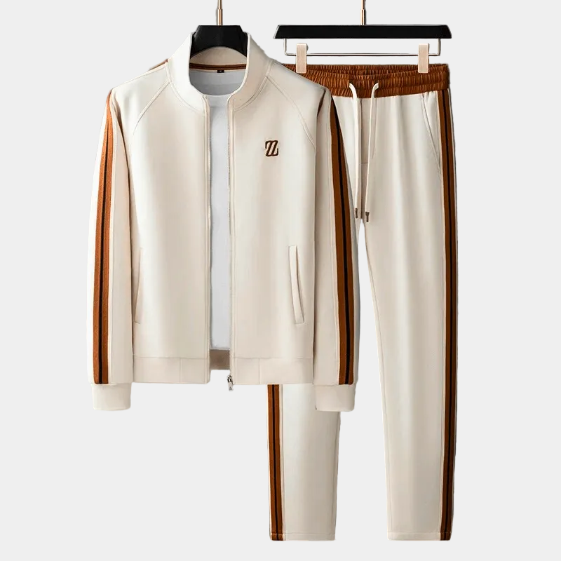 Survêtement homme zippé - Ivoire