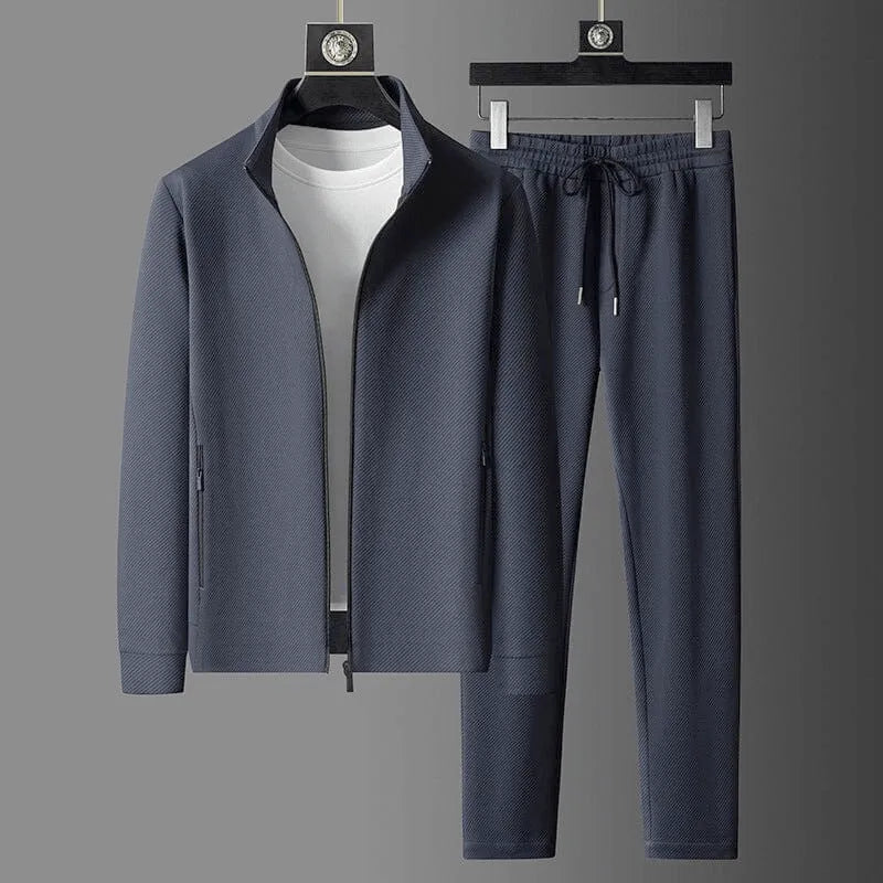 Survêtement Premium pour Homme - Matériaux de haute qualité, coupe confortable - Idéal pour les journées actives et détentes - Bleu