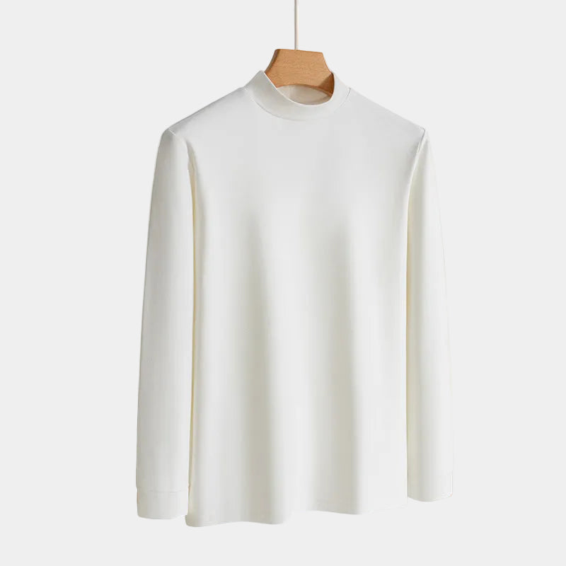 T-shirt homme col montant - Blanc