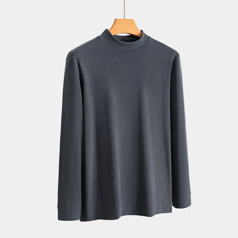 T-shirt homme col montant - Bleu