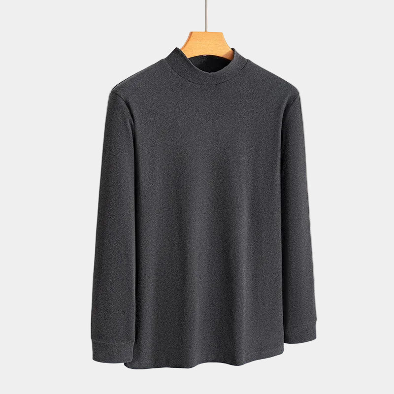 T-shirt homme col montant - Gris
