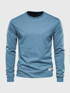 T-Shirt Homme Manches Longues en Coton – Col Rond Décontracté - image 6