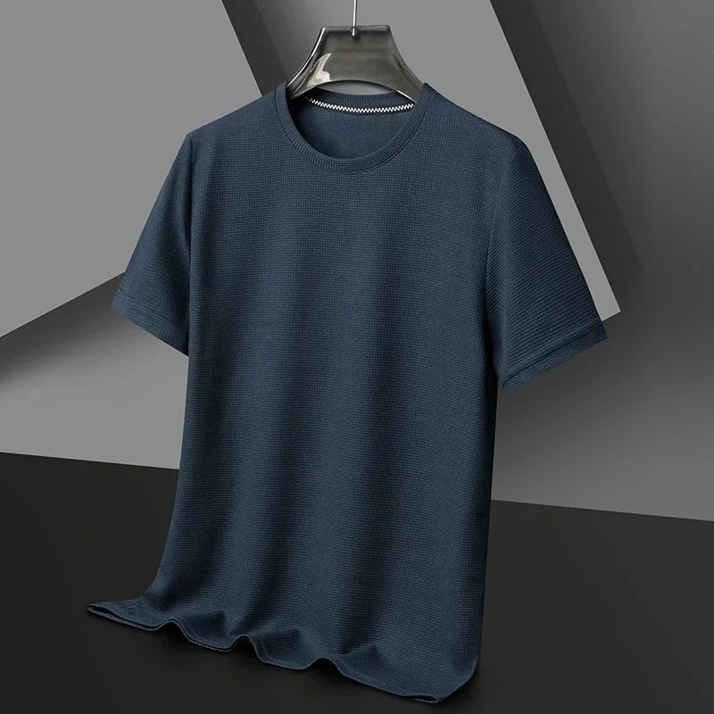 T-shirt homme texturé - Bleu marine