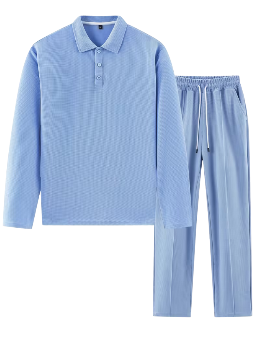 Texturé et Pantalons pour Hommes - Bleu clair