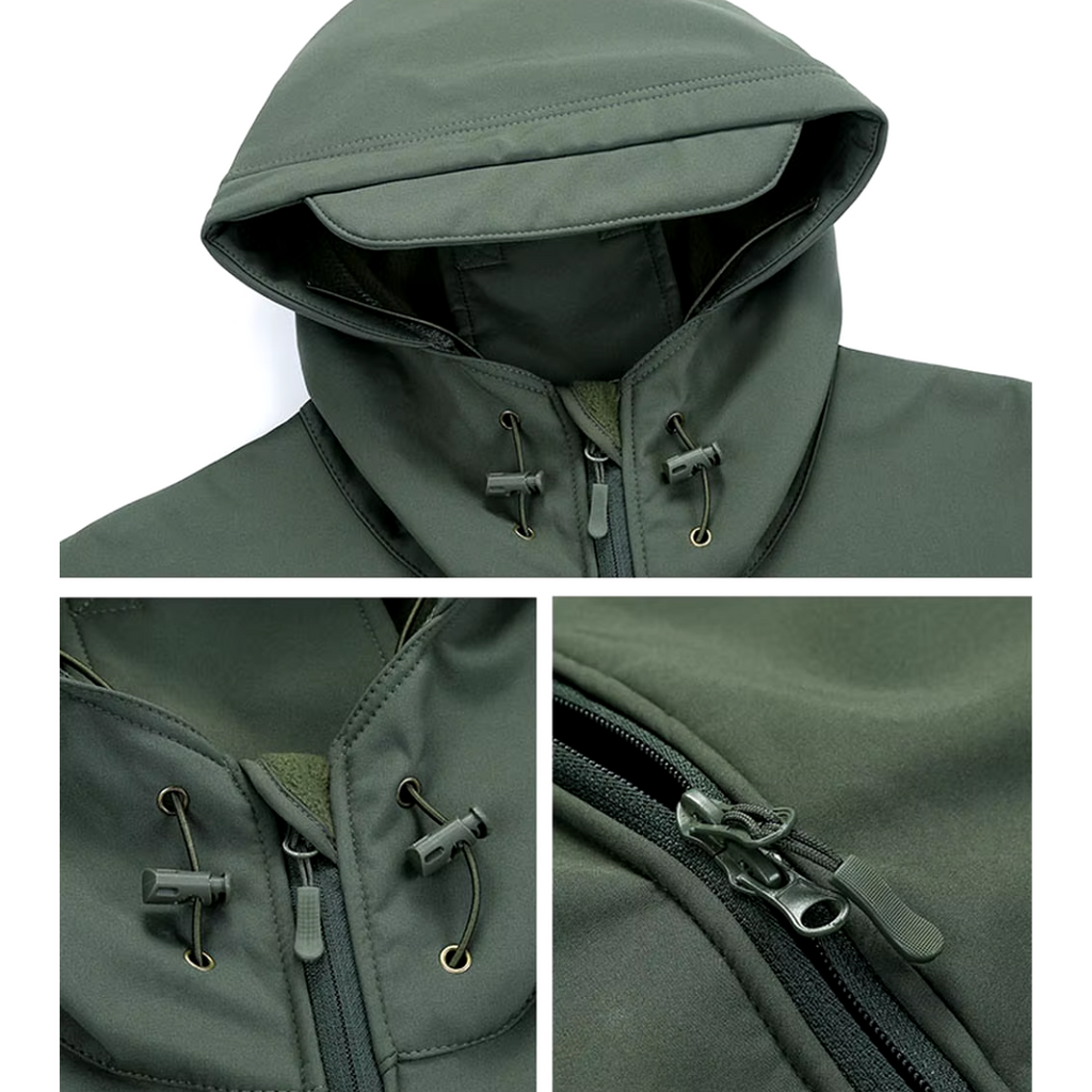 Veste à Capuche Étanche Ultralégère pour Homme –  Fermeture éclair Vêtements d'extérieur - image 11