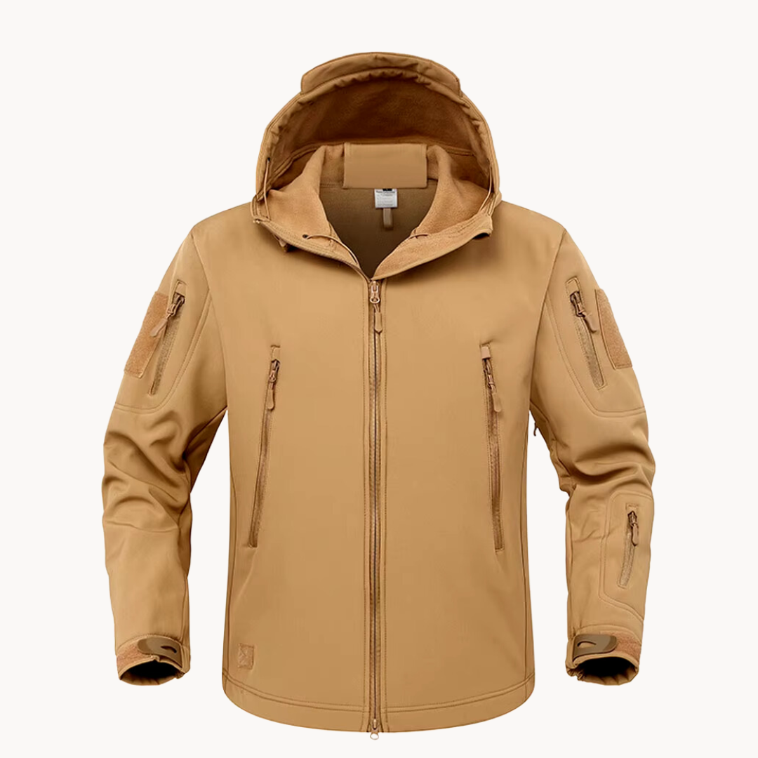 Veste à Capuche Étanche Ultralégère pour Homme –  Fermeture éclair Vêtements d'extérieur - Khaki