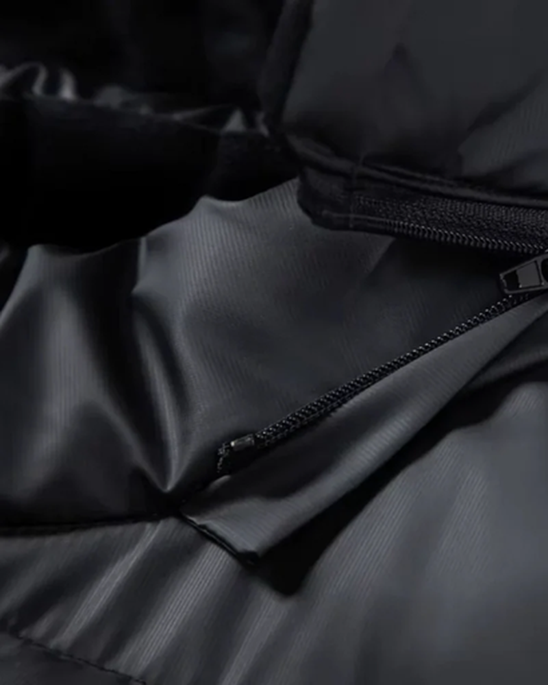 Veste à capuche matelassée pour homme – Style urbain et confort thermique - image 12