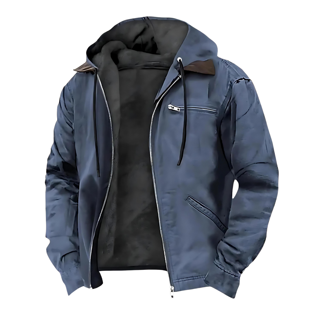 Veste Automne Homme Élégante Zippée avec Capuche – Couche Légère et Stylée - image 2