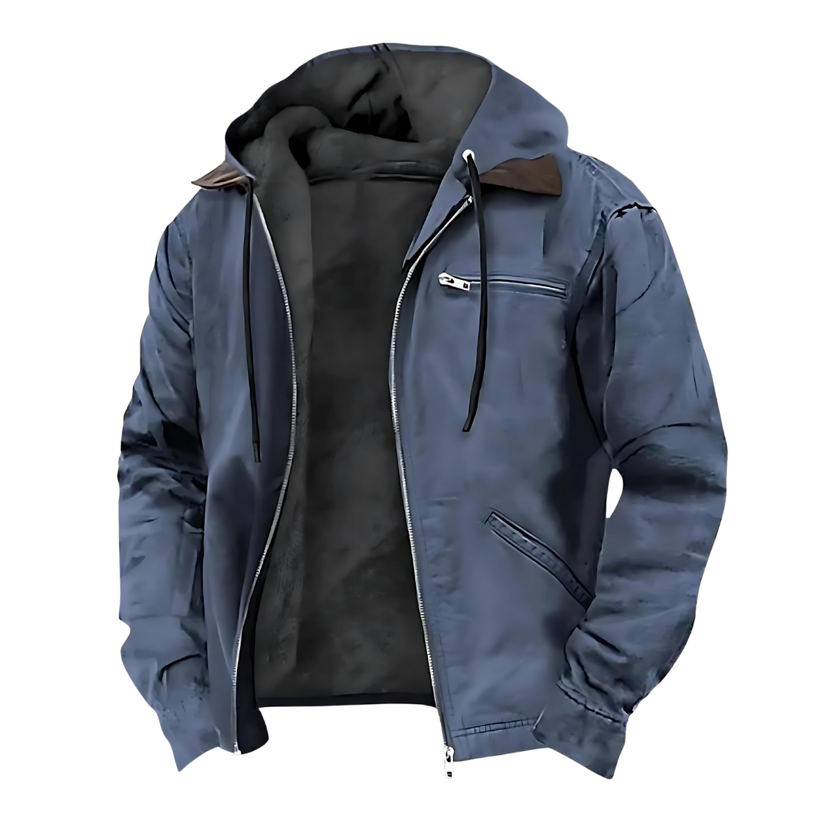 Veste Automne Homme Élégante Zippée avec Capuche – Couche Légère et Stylée - image 2