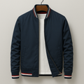 Veste Bomber Homme Légère à Zip – Veste Décontractée avec Bord Côtelé - Bleu