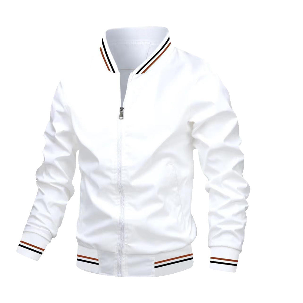 Veste Bomber Légère Décontractée Homme – Col Montant Stylé - image 2