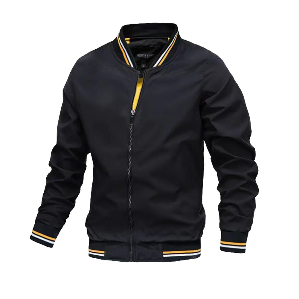 Veste Bomber Légère Décontractée Homme – Col Montant Stylé - image 8