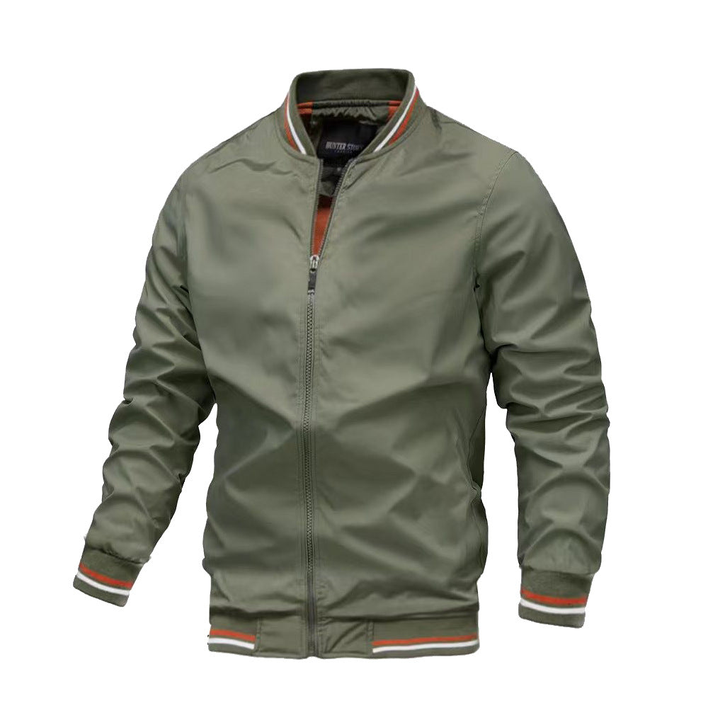 Veste Bomber Légère Décontractée Homme – Col Montant Stylé - image 12