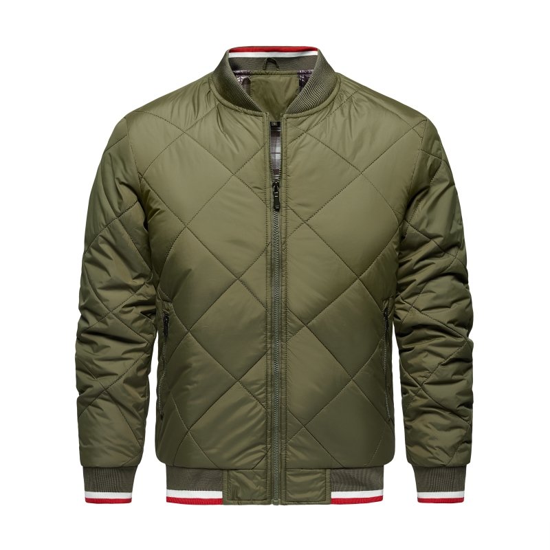 Veste Bomber Matelassée Géométrique pour Homme – Confort Élégant d’Extérieur - image 8