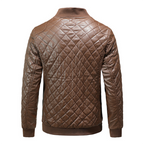 Veste Bomber Matelassée pour Homme en Similicuir – Outerwear Chaud et Stylé - image 3
