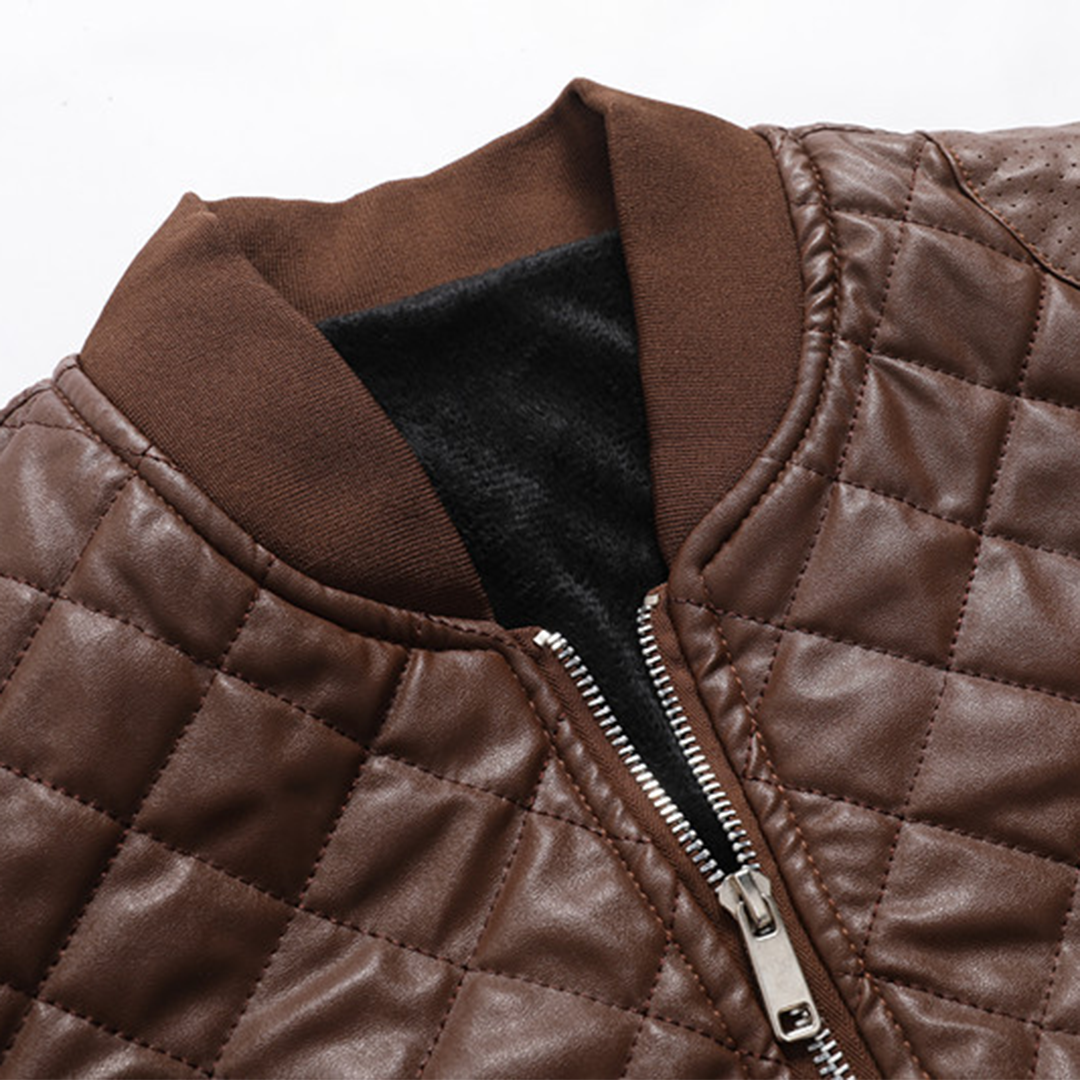 Veste Bomber Matelassée pour Homme en Similicuir – Outerwear Chaud et Stylé - image 5