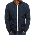 Veste Bomber Zippée Élégante pour Homme – Vêtement Léger et Confortable - Bleu marine