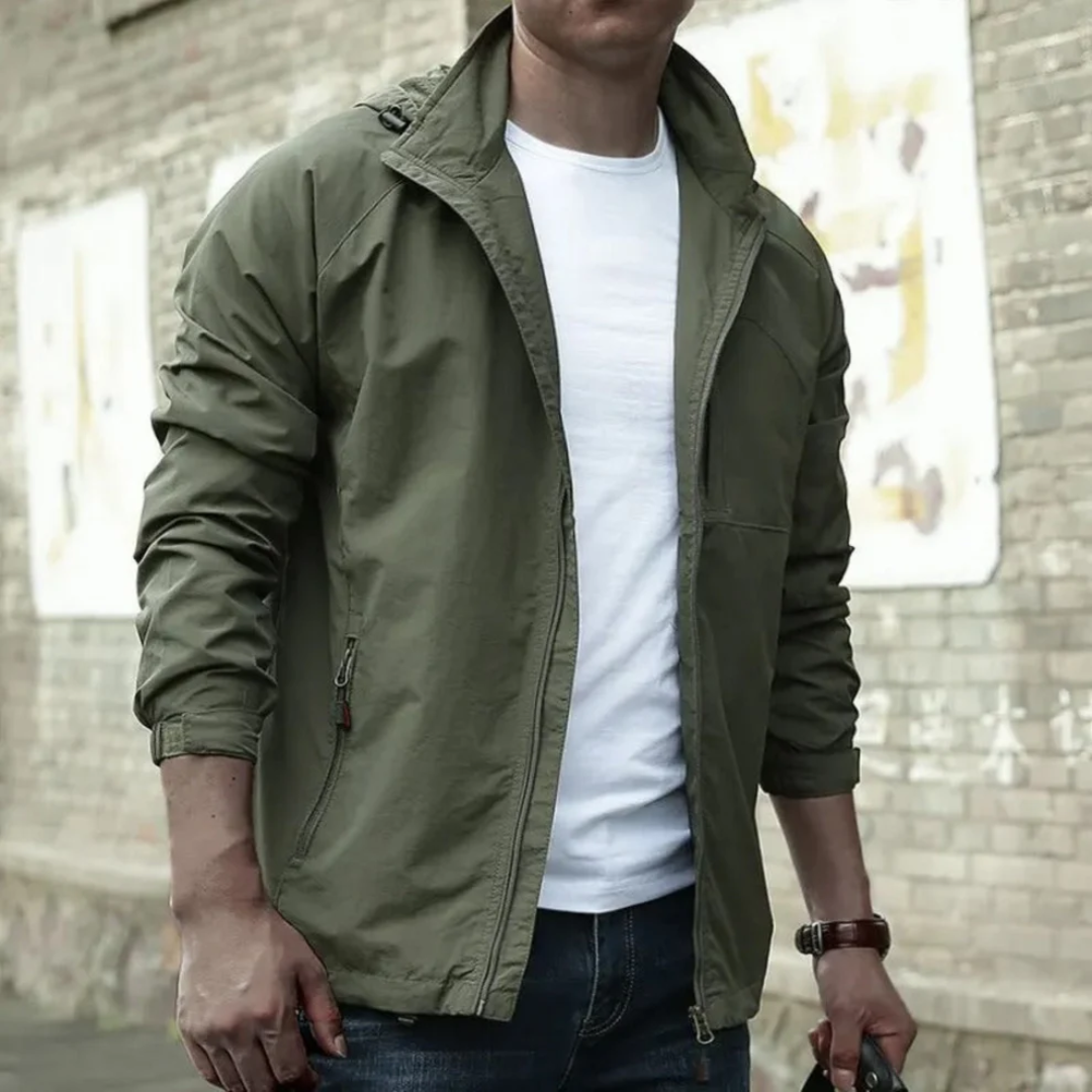 Veste Cargo Homme | Légère pour l’Été - Vert