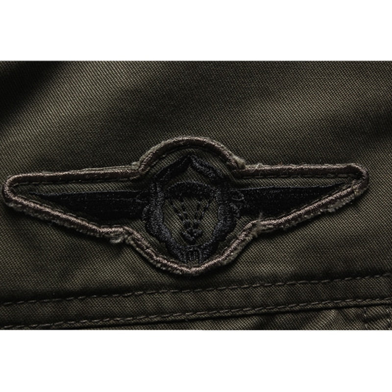 Veste Cargo Homme Stylée – Col Montant et Poches Style Militaire - image 3