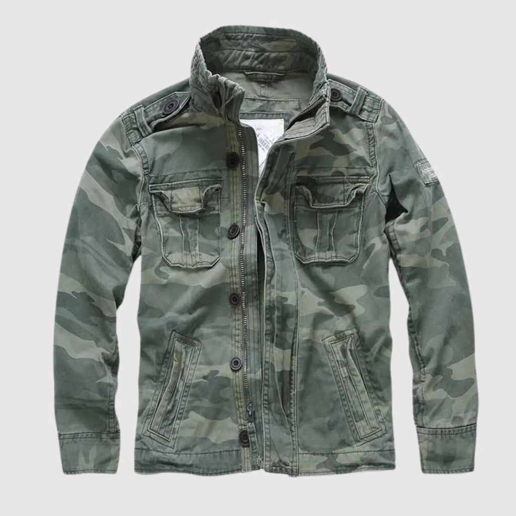 Veste classique à manches longues pour hommes avec poches - image 3