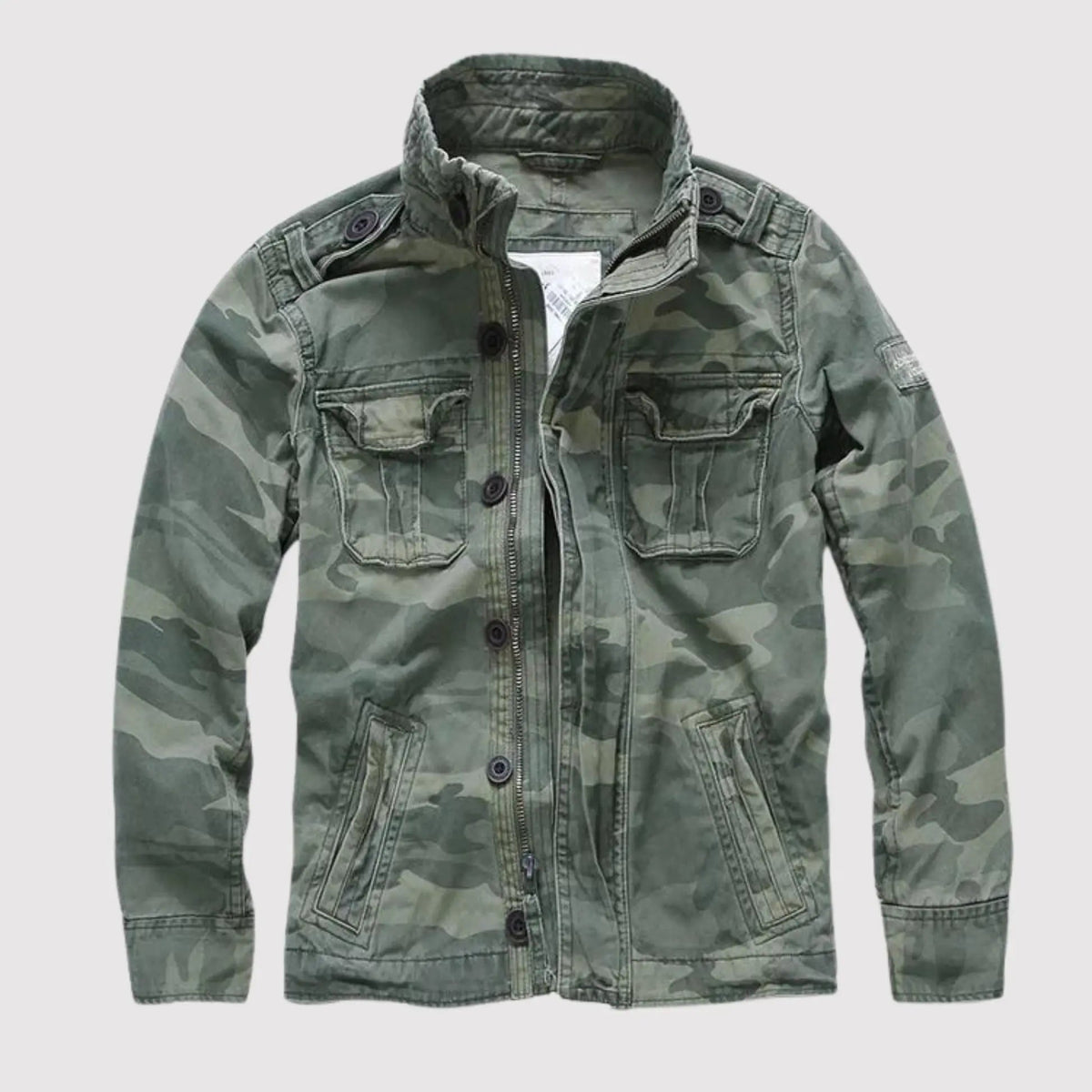 Veste classique à manches longues pour hommes avec poches - image 3