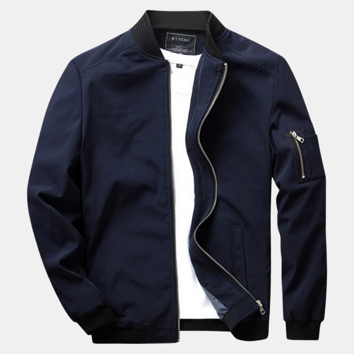 Veste d'été légère, classique et moderne pour hommes - Bleu marine