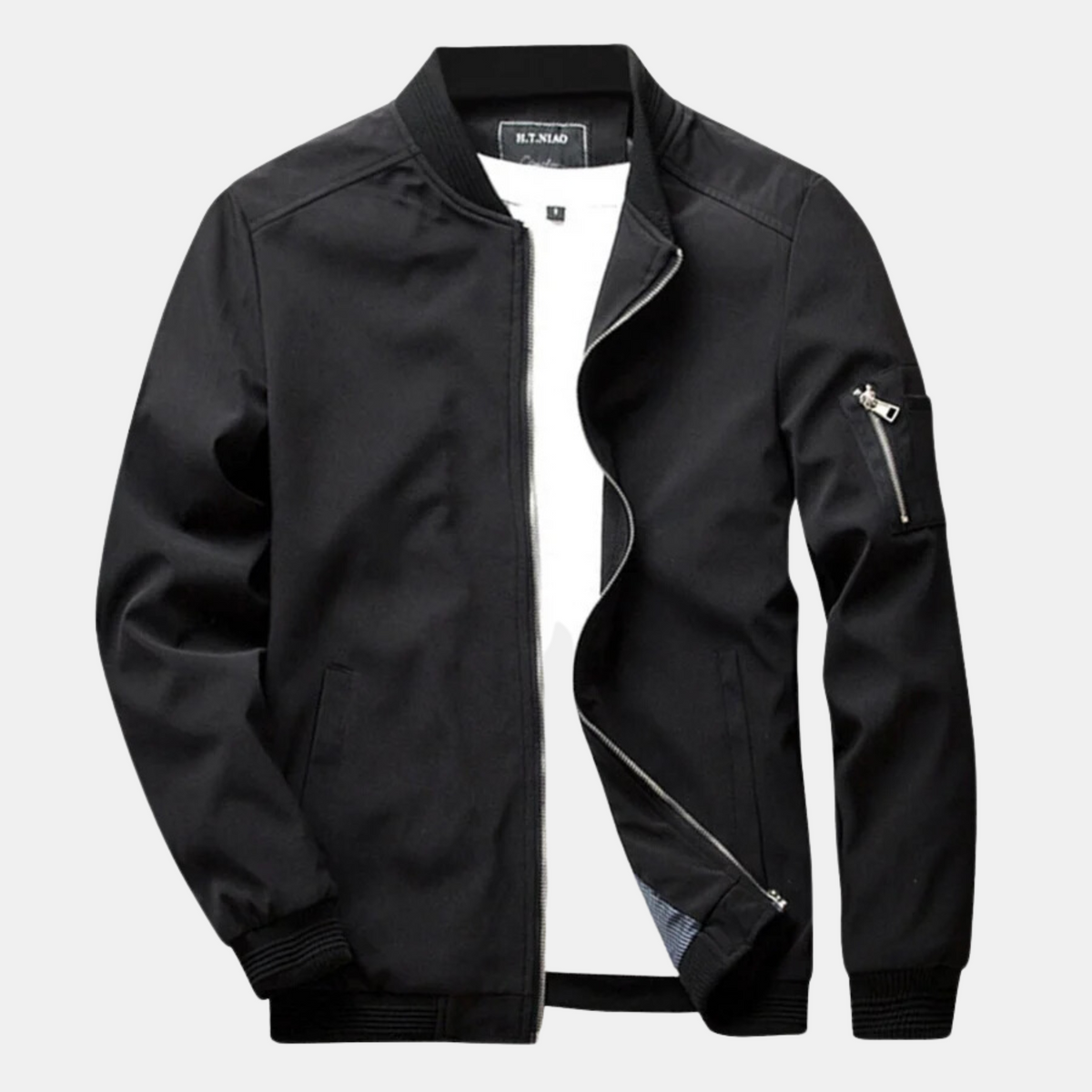 Veste d'été légère, classique et moderne pour hommes - Noir