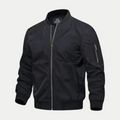 Veste d'hiver coupe-vent moderne pour hommes - Noir