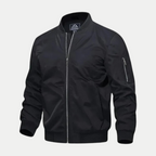 Veste d'hiver coupe-vent moderne pour hommes - Noir