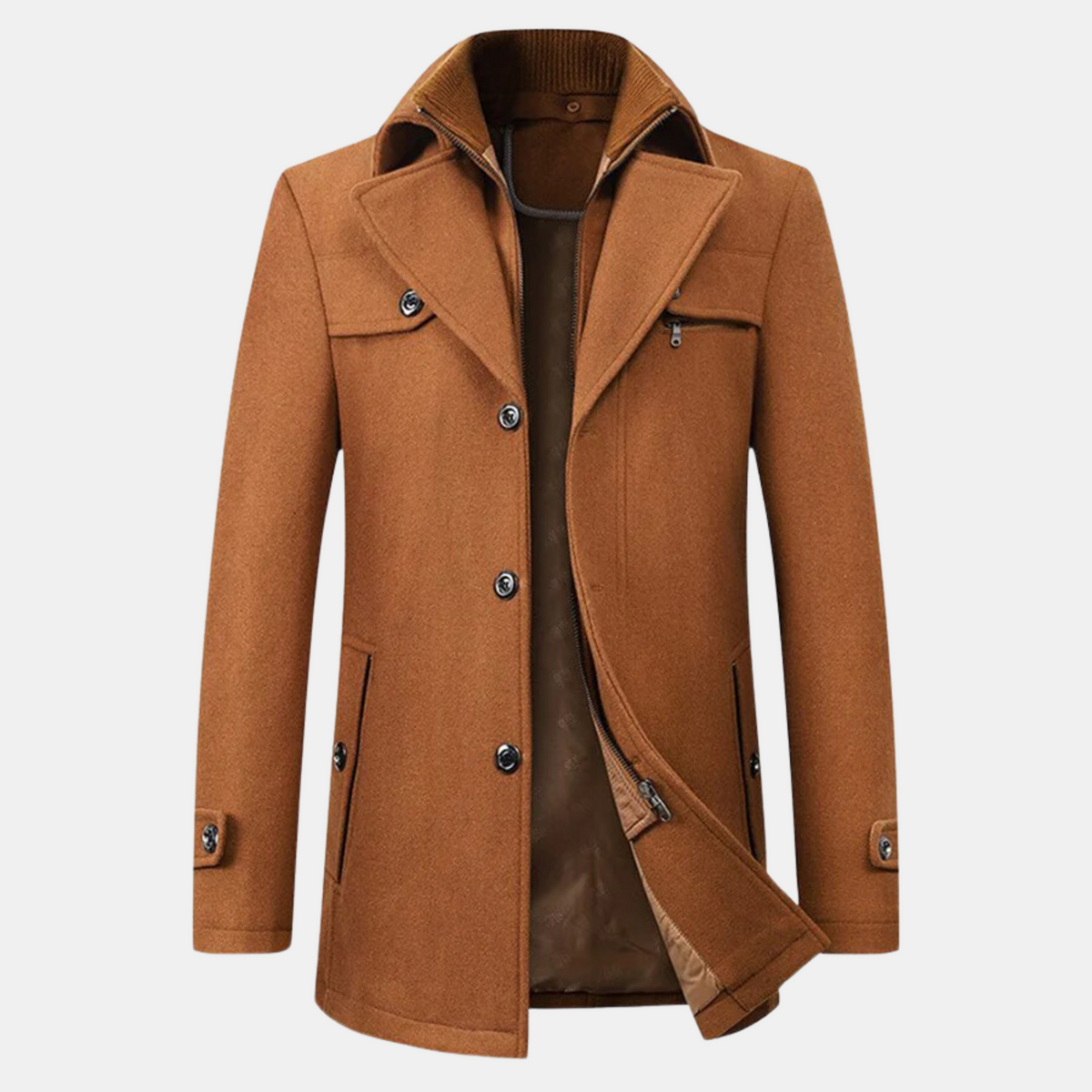 Veste d'hiver résistante et chaude pour hommes - Bronze