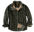 Veste de bûcheron pour homme – Chaude, résistante aux intempéries, style extérieur - Vert